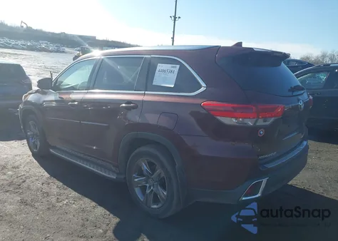 2019 Toyota Highlander Limited Platinum z USA, uszkodzony, nr VIN 5TDDZRFH3KS711216